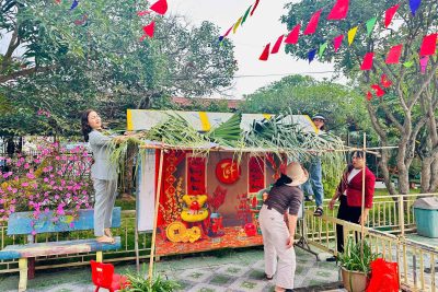 Trường mầm non Giao Hà tất bật chuẩn bị cho lễ hội “Bé vui hội xuân 2026”