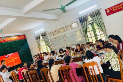 CHI BỘ TRƯỜNG MẦM NON GIAO HÀ SINH HOẠT CHI BỘ QUÝ I & SINH HOẠT THƯỜNG KỲ THÁNG 4/2026